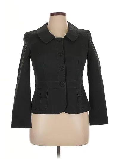Pre-owned Ann Taylor Blazer Jacket In Black