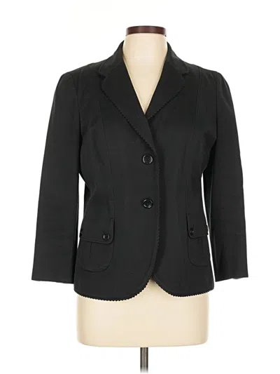 Pre-owned Ann Taylor Blazer Jacket In Black