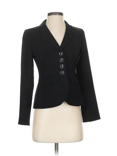 Pre-owned Ann Taylor Blazer Jacket In Black
