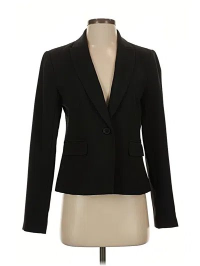 Pre-owned Ann Taylor Blazer Jacket In Black