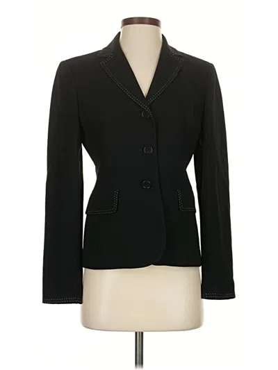Pre-owned Ann Taylor Blazer Jacket In Black