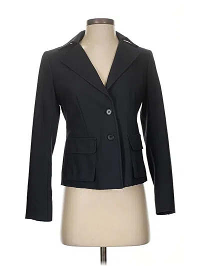 Pre-owned Ann Taylor Blazer Jacket In Black