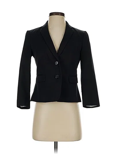 Pre-owned Ann Taylor Blazer Jacket In Black