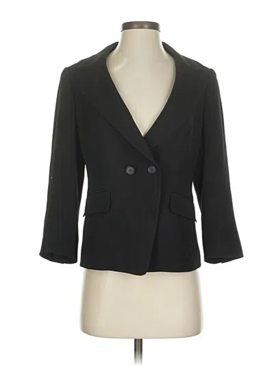 Pre-owned Ann Taylor Blazer Jacket In Black