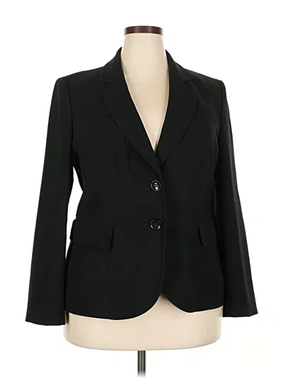 Pre-owned Ann Taylor Blazer Jacket In Black
