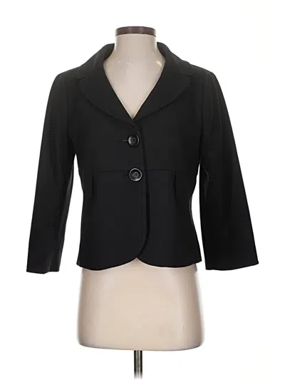 Pre-owned Ann Taylor Blazer Jacket In Black