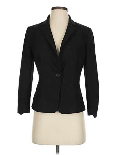 Pre-owned Ann Taylor Blazer Jacket In Black