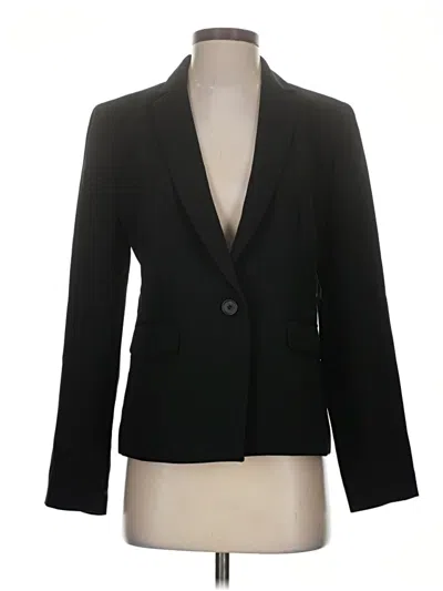 Pre-owned Ann Taylor Blazer Jacket In Black