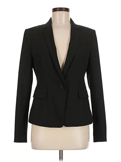Pre-owned Ann Taylor Blazer Jacket In Black