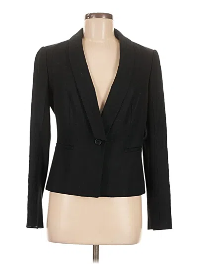 Pre-owned Ann Taylor Blazer Jacket In Black
