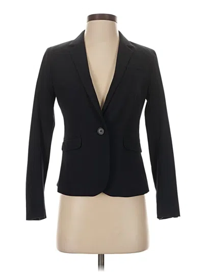 Pre-owned Ann Taylor Blazer Jacket In Black