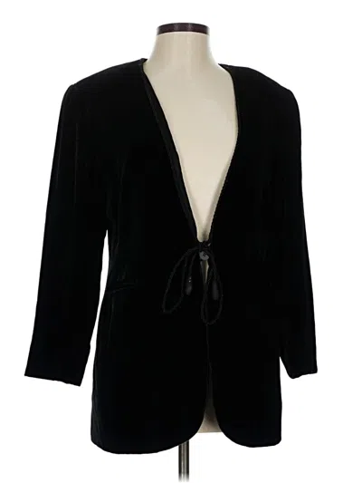 Pre-owned Ann Taylor Blazer Jacket In Black