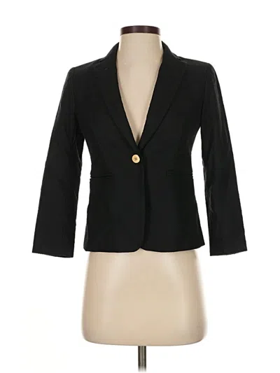 Pre-owned Ann Taylor Blazer Jacket In Black