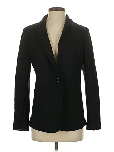 Pre-owned Ann Taylor Blazer Jacket In Black