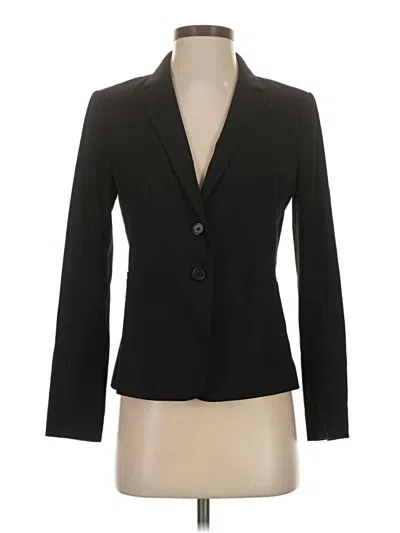 Pre-owned Ann Taylor Blazer Jacket In Black