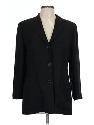 Pre-owned Ann Taylor Blazer Jacket In Black