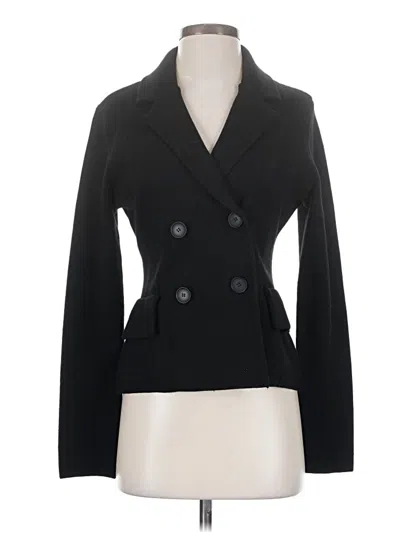 Pre-owned Ann Taylor Blazer Jacket In Black