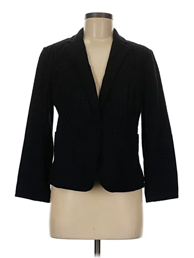 Pre-owned Ann Taylor Blazer Jacket In Black