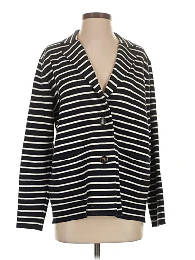 Pre-owned Ann Taylor Blazer Jacket In Black