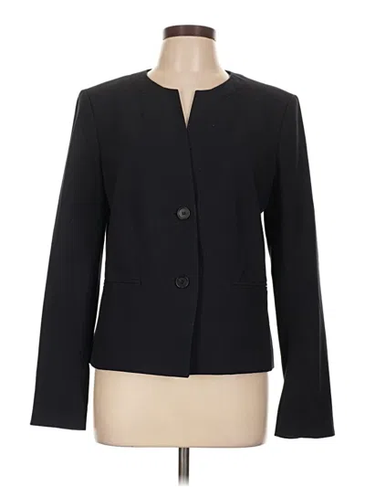 Pre-owned Ann Taylor Blazer Jacket In Black
