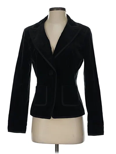 Pre-owned Ann Taylor Blazer Jacket In Black