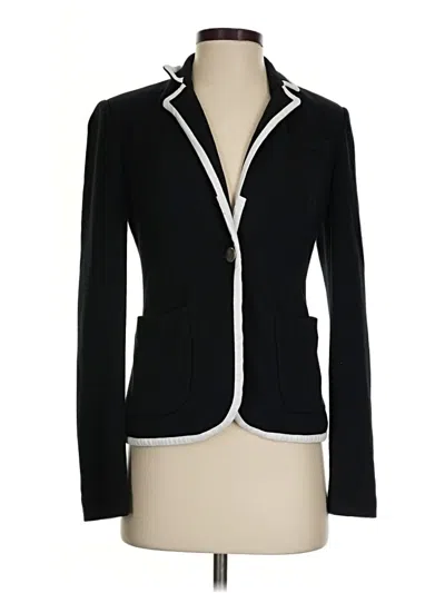 Pre-owned Ann Taylor Blazer Jacket In Black