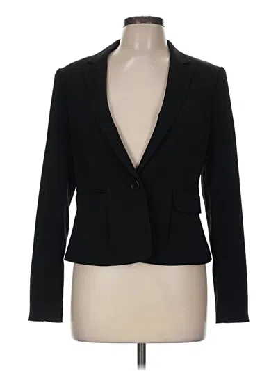Pre-owned Ann Taylor Blazer Jacket In Black