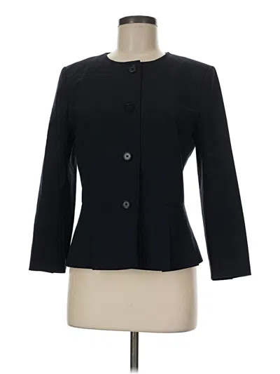 Pre-owned Ann Taylor Blazer Jacket In Black