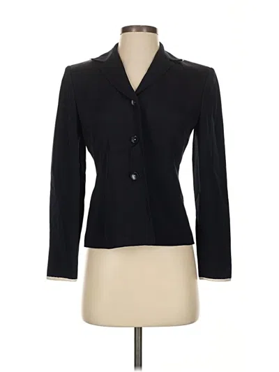 Pre-owned Ann Taylor Blazer Jacket In Black