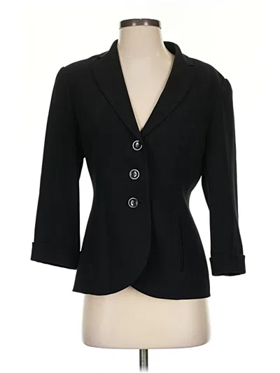 Pre-owned Ann Taylor Blazer Jacket In Black