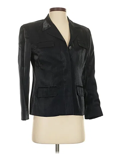 Pre-owned Ann Taylor Blazer Jacket In Black