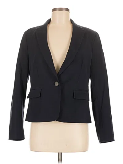 Pre-owned Ann Taylor Blazer Jacket In Black