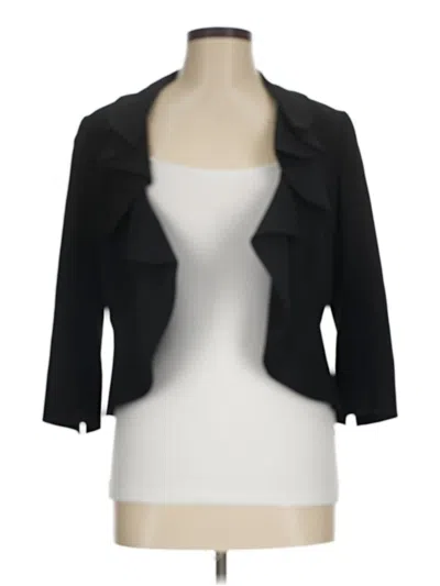 Pre-owned Ann Taylor Blazer Jacket In Black