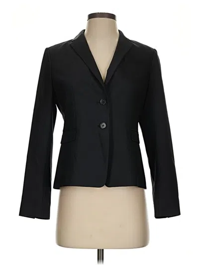 Pre-owned Ann Taylor Blazer Jacket In Black