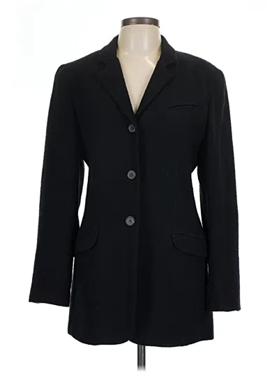Pre-owned Ann Taylor Blazer Jacket In Black