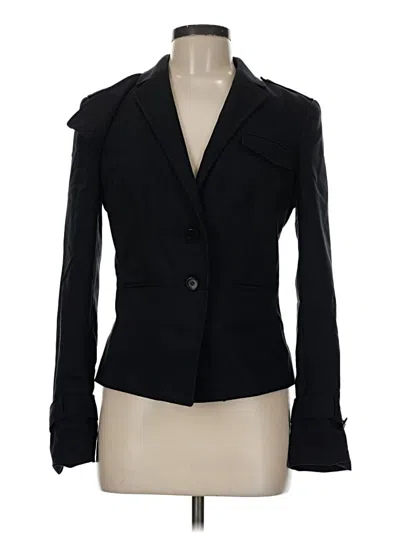 Pre-owned Ann Taylor Blazer Jacket In Black