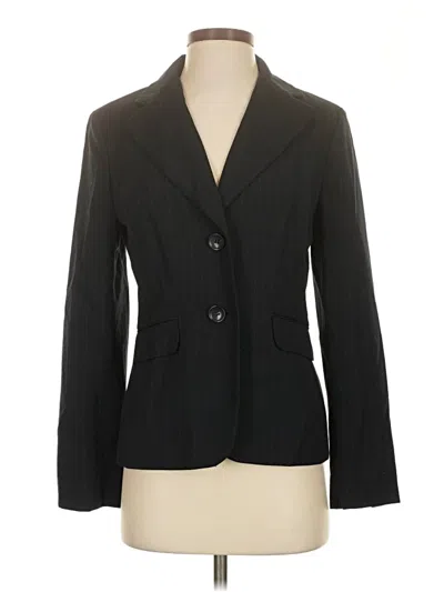 Pre-owned Ann Taylor Blazer Jacket In Black
