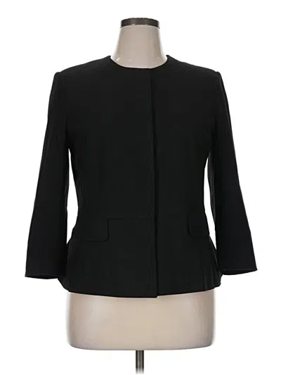 Pre-owned Ann Taylor Blazer Jacket In Black