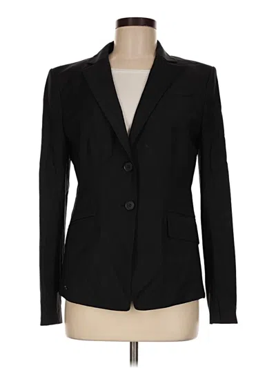 Pre-owned Ann Taylor Blazer Jacket In Black