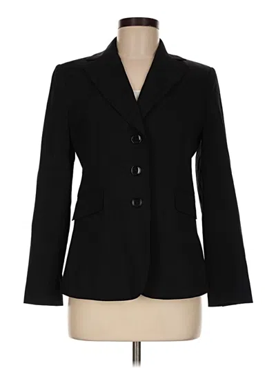 Pre-owned Ann Taylor Blazer Jacket In Black