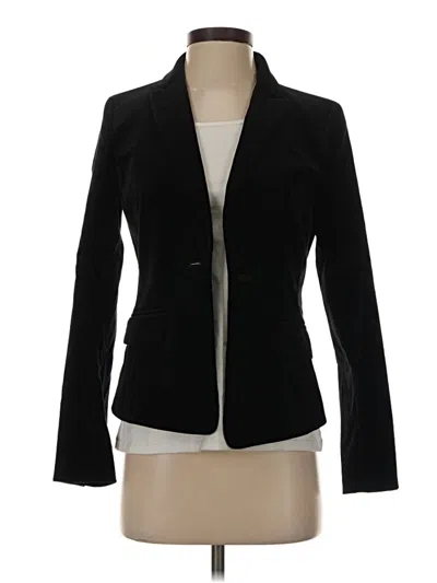 Pre-owned Ann Taylor Blazer Jacket In Black