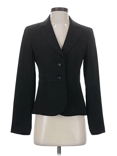 Pre-owned Ann Taylor Blazer Jacket In Black