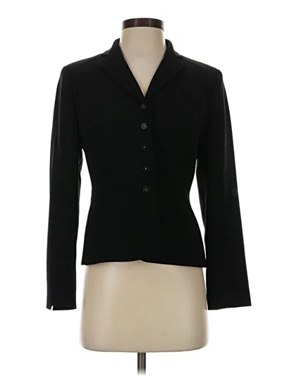 Pre-owned Ann Taylor Blazer Jacket In Black