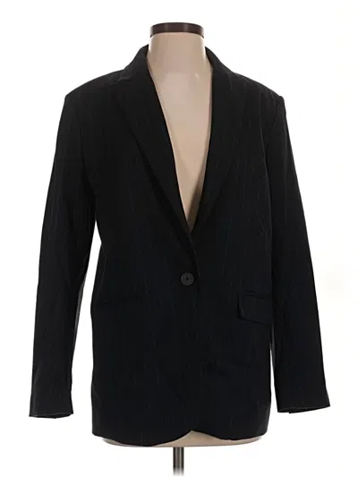 Pre-owned Ann Taylor Blazer Jacket In Black