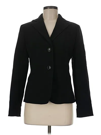 Pre-owned Ann Taylor Blazer Jacket In Black