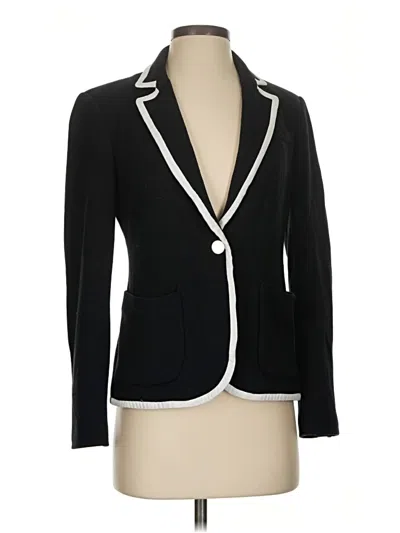 Pre-owned Ann Taylor Blazer Jacket In Black