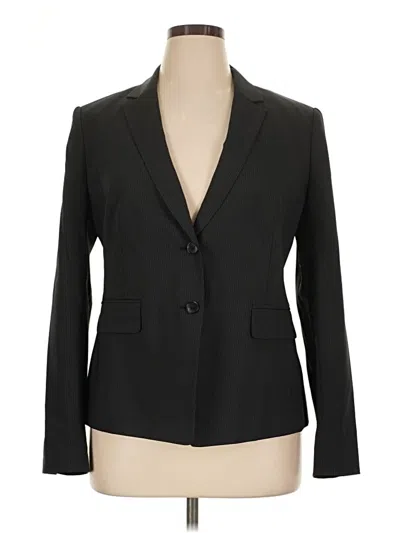 Pre-owned Ann Taylor Blazer Jacket In Black