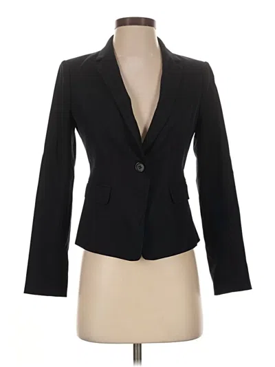 Pre-owned Ann Taylor Blazer Jacket In Black