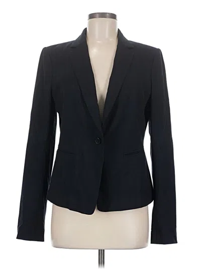 Pre-owned Ann Taylor Blazer Jacket In Black