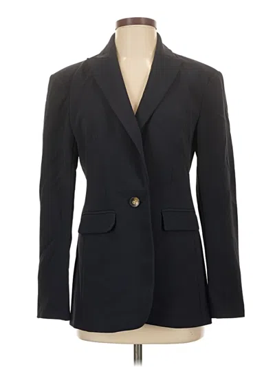 Pre-owned Ann Taylor Blazer Jacket In Black